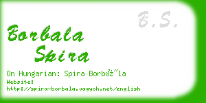 borbala spira business card